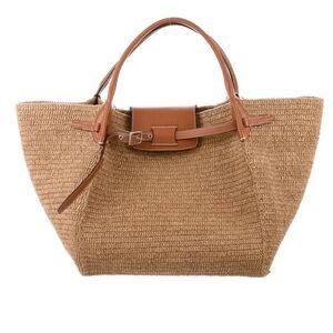*ISO Celine Medium Raffia Belt Bag Tote*